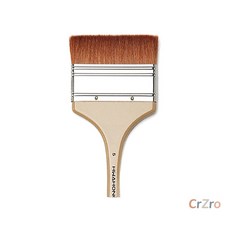 화홍 백붓 132 5호 80mm 전문가용 납작 유화 아크릴 채색 미술 붓 1개입