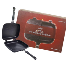 양면팬 특대 생선구이양면팬 패킹 생선구이팬 티타늄 큐빅 퀸센스 양면그릴팬, 단일옵션