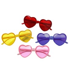 FW 파티 선글라스 포토 사진촬영 소품 안경 꾸미기 하트, 블랙, 1개, 블랙