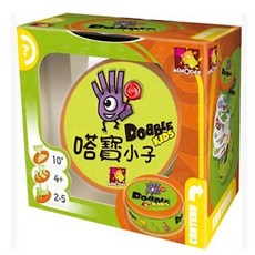 DOBBLE Kids 嗒寶小子 桌遊 親子桌上遊戲 6歲以上, 1個