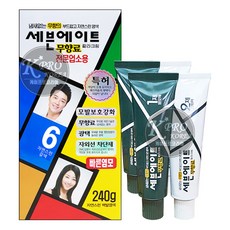 동성제약 세븐에이트 대용량240g 칼라크림 염색약 새치염색약 헤어컬러, 6호(자연스런갈색) 1통, 1개
