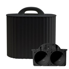 블프세일 쥬얼아이스 하이볼 얼음틀 투명한 아이스 메이커 세트, 블랙, 구형, 1개