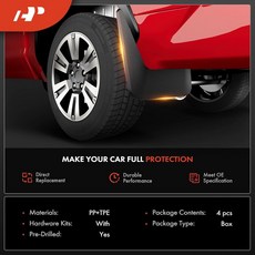 [아마존4.5+ 미국출고 193756] A-Premium 머드 플랩 스플래시 가드 머드가드 머드플랩 4개 세트 혼다 오딧세이 2009-2013 미니 조수석 밴 전면 및, [아마존4.5+ 미국출고 193756] A-Premiu