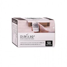 미래 3.3G플러스 혈당시험지 50매 2026년 4월, 1개, 상세페이지 참조