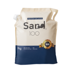 샌드백 프리미엄 벤토나이트 고양이 모래, 9kg, 1개, 무향