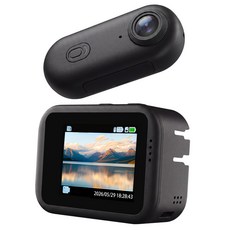 RUNHome 브이로그 액션캠 WiFi 초소형 바디캠 오토바이 자전거 32GB, 블랙, H88-1080P