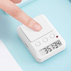 디데이 탁상용스톱워치시계 수험생 공부타이머, 블랙, 1개