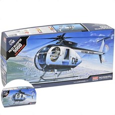 휴즈 500D 경찰 헬리콥터 프라모델 어른들장난감