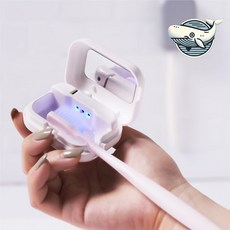 휴대용 칫솔살균기 LED 자가살균 칫솔 관리기 ini+078bP, 본상품선택, 칫솔살균기_그레이