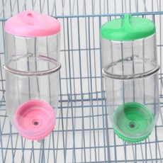 기니피그 물통 급수기 케이스 물병 고정 투명 토끼 식수, 본상품선택, 블루 DC002168