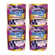 모리나가 하이츄 프리미엄 포도, 35g, 4개