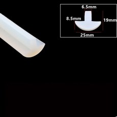 미터 모양 실리콘 씰링 스트립 고무 Weatherstrip 도랑 커버 장식 주방 슬릿 방수 호환, 3M, T34