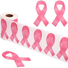 Llxieym 유방암 인식 리본 스티커 핑크 헬멧 데칼 300팩 125260 8535549631