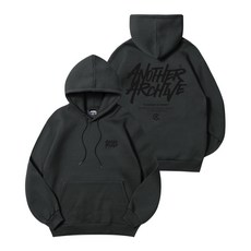 브랜드정품 어나더 아카이브 ANOTHER ARCHIVE FB 그래피티 로고 후드티_차콜 253675