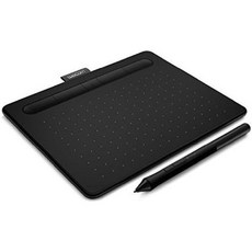 와콤 Intuos 블루투스 드로잉태블릿 웹툰 블랙 S CTL-4100WL/K0