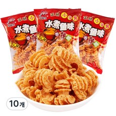 판다중국식품 xiaojunnan 향라추이 스낵 꿔바 술안주 중국간식, 10개, 18g