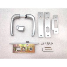 CASA 931-1 (無鎖) 通風門水平鎖 不分左右 三之二通風門鎖 三片式鎖匣, 1個, 931-1 無鎖