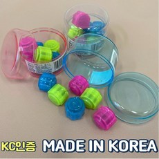 [KC인증] 국내산 아라과학교재 정품 달인의 공기놀이 6알, 1통