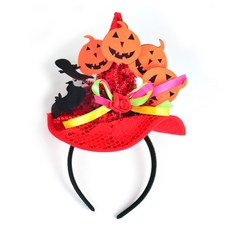 제이오스토어 할로윈 마녀고깔 헤어밴드 레드 의상 촬영소품소품 코스튬소품 헤어데코장식