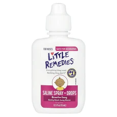 Little Remedies 식염수 스프레이 + 드롭 코에 사용 15ml(0.5fl oz), LittleRemedies식염수스프레이드롭코에사용15m