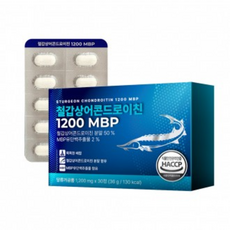 철갑상어 콘드로이친 1200 MBP 1박스 1개월분, 3박스, 30정
