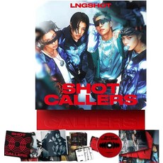 LNGShOT SHOT CALS 첫 번째 EP 앨범 표준 버전 사진집 + CD 4장의 포토카드 스티커 3장의 접힌 포스터 문워킹 롱샷 케이팝