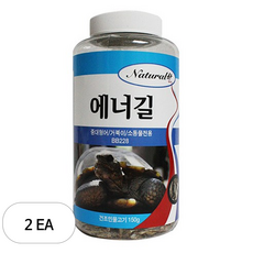내츄럴한 에너길 거북이사료 대, 150g, 2개