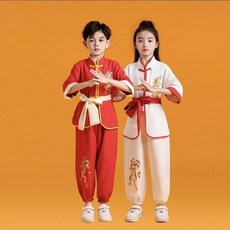 精品 兒童演出服武術服裝功夫練功中小學生訓練表演太極