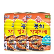 오뚜기 꽁치 김치찌개용 400g x3개, 유동 번데기 x, 3개, 130g