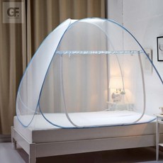 원터치 방충텐트 모기장(블루)(180x200cm)여름