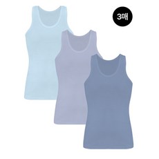 제임스딘 좋은사람들 컬러 조끼런닝 3종세트