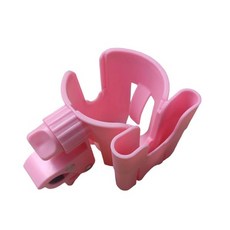 2 in 1 유모차 훅 안정적인 창의적인 유모차 휴대폰 홀더 회전 가능 탈부착 가능 조절 가능한 쇼핑 훅, [05] Pink Style A