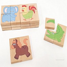 HM 동물 그림 32피스 조카선물 아동퍼즐, 1개