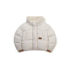 KODAK 브라우니 숏 다운 자켓 우먼 IVORY 355792