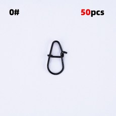 OUTKIT 50PCS 스테인레스 스틸 핀 회전 낚시 액세서리 커넥터 루어 클립 롤링 바다 태클, 03 0