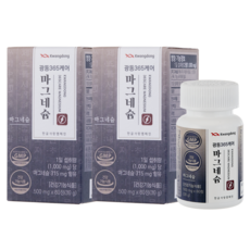 광동 365케어 마그네슘, 60정, 2개