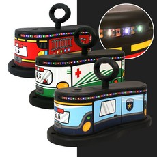 (한정수량특가) 보스아이 프렌즈 붕붕카 (경찰차 소방차 구급차) 무소음 실내 승용완구, (한정수량특가)경찰차, 1개