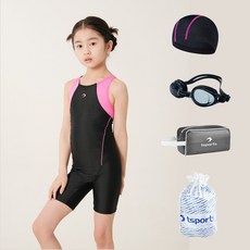 여아동 수영복 반신 원피스 여아 어린이 주니어 실내 수영장 강습용 초등학교 생존수영 실속세트모음 701~703