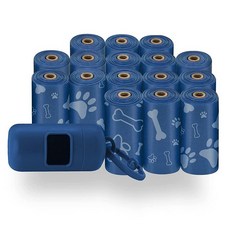 Best PET 펫 SUP 업plies 배설물용 강아지 배변 봉투 (150봉지) 쓰레기 청소 야외 산책 및 여행 롤 교체품 누출 방지 찢어짐 방지 두꺼운 플라스틱 - 다양, 로열 블루