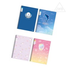 에스웍 초등슬림 독서록 좁은칸 독서공책, 여아_랜덤1개