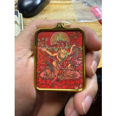 紅財神 手繪唐卡, 如圖所示, 1個