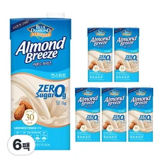 블루다이아몬드 아몬드 브리즈 언스위트, 950ml, 6개