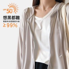 DFMEI 300斤防曬衣女夏季專業戶外防紫外線涼感200胖mm特大碼防曬服外套, M【建議70-100斤】