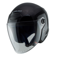 코모 디라이트 D-LIGHT 초경량 오픈페이스 헬멧, 유광블랙