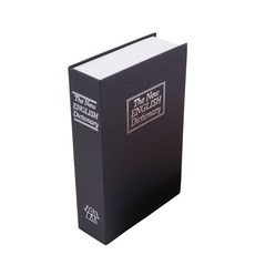 책장 북세이프 책모양 금고 열쇠형 블랙 서재 미니 96909PC 1(PC), 색상