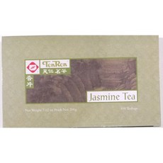 텐렌 자스민 차 (100 티백) TenRen Jasmine Tea (100 Tea Bags), 1개, 2g, 100