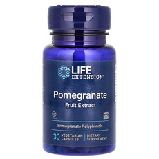 Life Extension 석류 열매 추출물 베지 캡슐 30정 LEX-95603, 1개