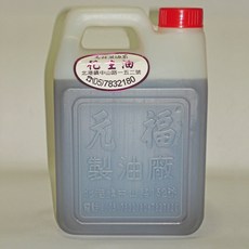 【元福蔴油】頂級花生油(土豆油)-北港老店 冷壓油, 1個, 1800 ml (3斤桶裝)