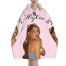 아일리바 싱어 투어 블랭킷 후디 웨어러블 대형 포켓 수면 가방 부드럽고 아늑한 원지, 10. 11