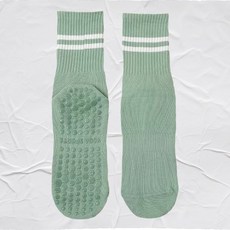 요가 필라테스 여성 겨울 6쌍 양말 기모 논슬립 양말, 화이트6세트